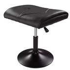 VECELO Repose-pieds Ottoman sous le bureau, en PU, réglable en hauteur, avec rembourrage confortable