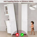 Armoire haute de salle de bain avec portes et étagères réglables, 5 compartiments, convient pour le salon, la cuisine ou la salle à manger.