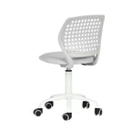 Chaise de bureau pivotante pour enfants Homy Casa avec siège rembourré et roulettes