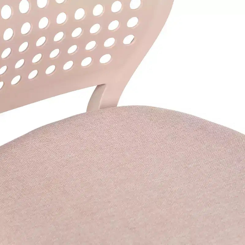 Chaise de bureau pivotante pour enfants Homy Casa avec siège rembourré et roulettes