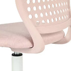 Chaise de bureau pivotante pour enfants Homy Casa avec siège rembourré et roulettes