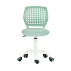 Chaise de bureau pivotante pour enfants Homy Casa avec siège rembourré et roulettes