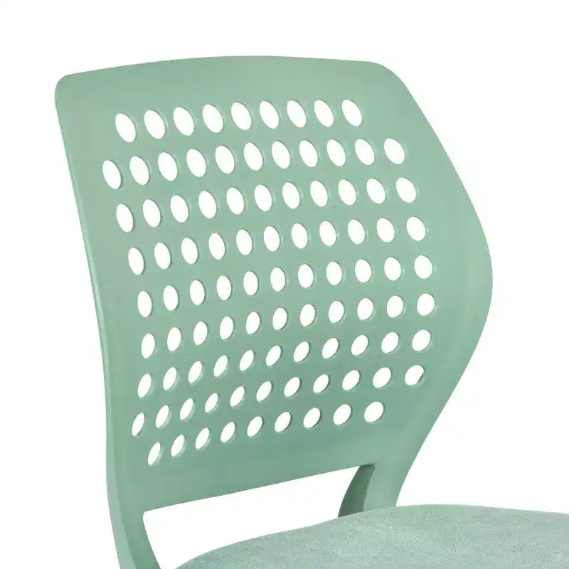 Chaise de bureau pivotante pour enfants Homy Casa avec siège rembourré et roulettes