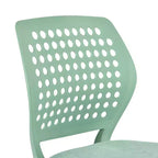 Chaise de bureau pivotante pour enfants Homy Casa avec siège rembourré et roulettes