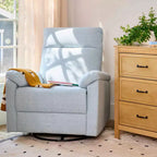 Fauteuil inclinable et pivotant Suzy avec port de chargement USB