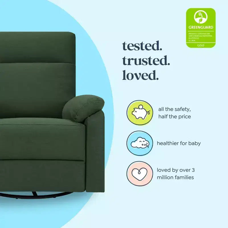 Fauteuil inclinable et pivotant Suzy avec port de chargement USB