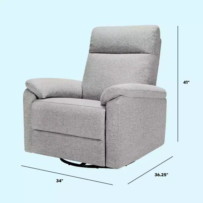 Fauteuil inclinable et pivotant Suzy avec port de chargement USB
