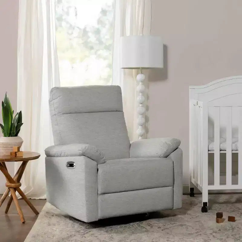 Fauteuil inclinable et pivotant Suzy avec port de chargement USB