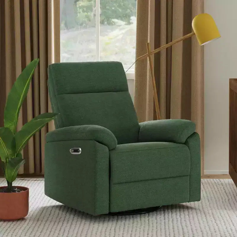 daVinci Suzy Electronic Recliner and Swivel Glider with USB Charging Port