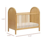 Lit de bébé convertible 3-en-1 Bondi avec kit de conversion pour lit de tout-petit