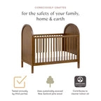 Lit de bébé convertible 3-en-1 Bondi avec kit de conversion pour lit de tout-petit