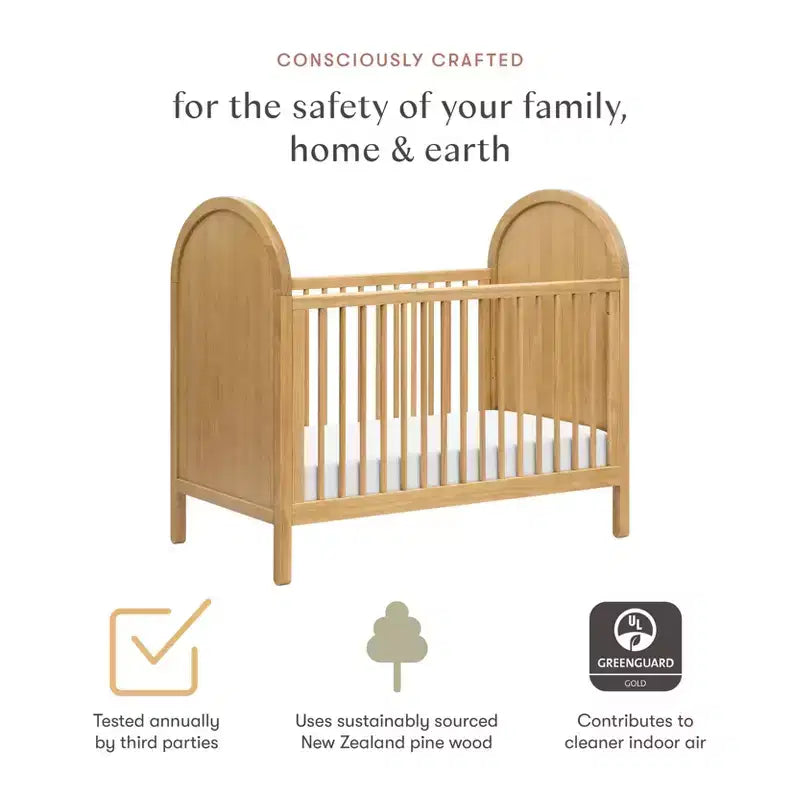 Lit de bébé convertible 3-en-1 Bondi avec kit de conversion pour lit de tout-petit