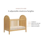 Lit de bébé convertible 3-en-1 Bondi avec kit de conversion pour lit de tout-petit