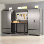 Armoire de rangement Seville Classics UltraHD avec tiroir inférieur, 36 L x 18 P x 72 H