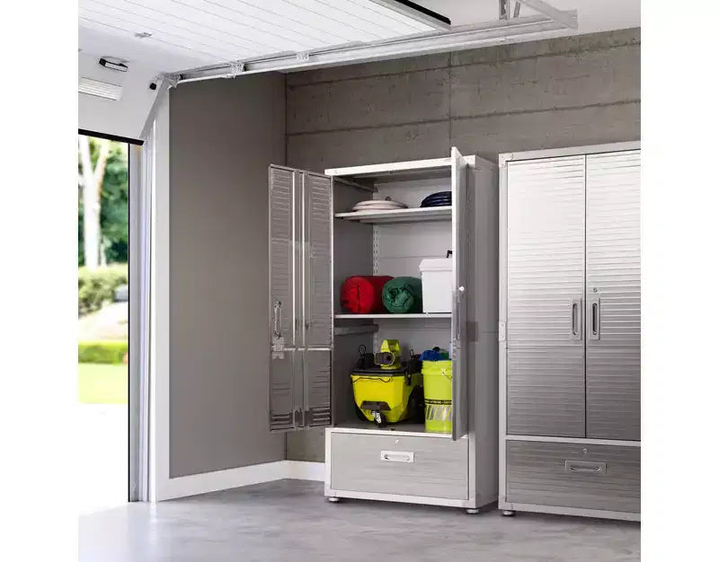 Armoire de rangement Seville Classics UltraHD avec tiroir inférieur, 36 L x 18 P x 72 H