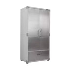 Seville Classics UltraHD Storage Cabinet with Bottom Drawer, 36 W x 18 D x 72 H
