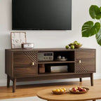 43 Mid-Century Modern TV Stand for 3245 Inch TVs, Media Console with Storage, Entertainment Center for Living Room or Bedroom-Panipeachy