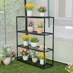 Étagère à plantes d'extérieur robuste à 3 niveaux UPTIOT pour serres | Capacité de 15,9 kg/étagère (30 cm P x 87,6 cm L x 103,6 cm H)