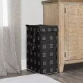 Panier à linge pliable avec poignées - Boho Hatch Noir et Blanc